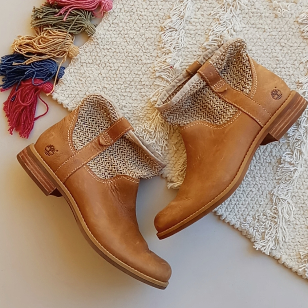 Timberland Ankle Tan Booties